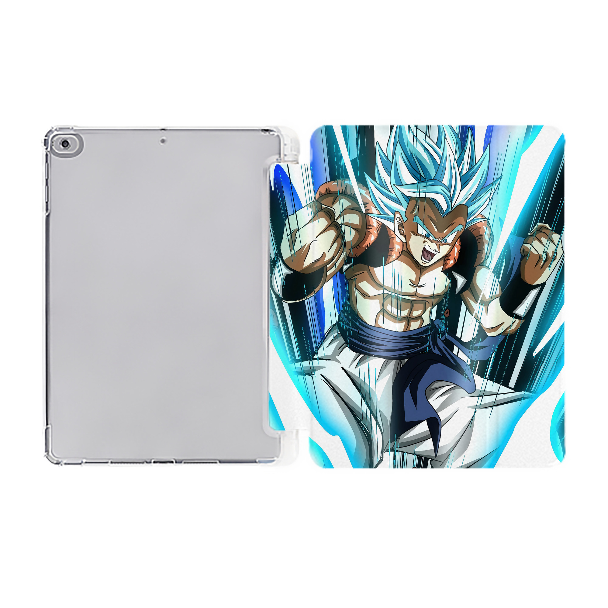 （画像用） ドラゴンボール DRAGON BALL IPad ケース ペン収納付き 三つ折りスタンド PUレザー×シリコン 対応機種9.5/10.5/10.9インチ